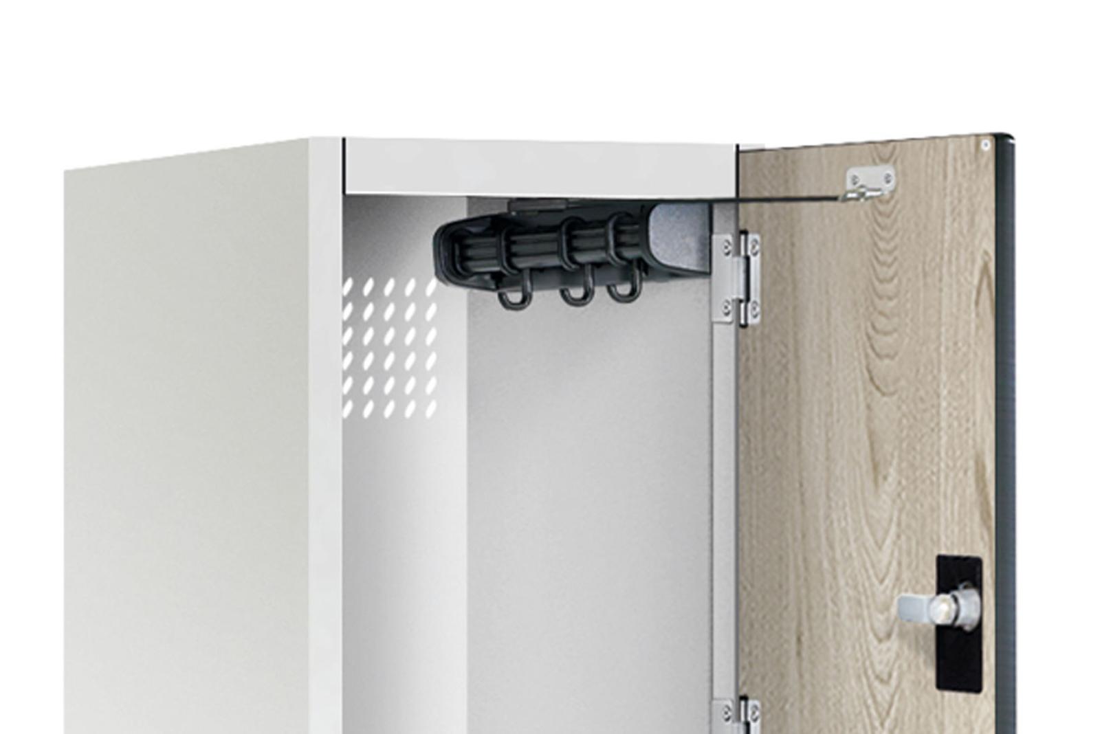 Z-Kombinationsschrank Serie Cambio - 3 Abteil / 6 Fächer 400mm Abteilbreite