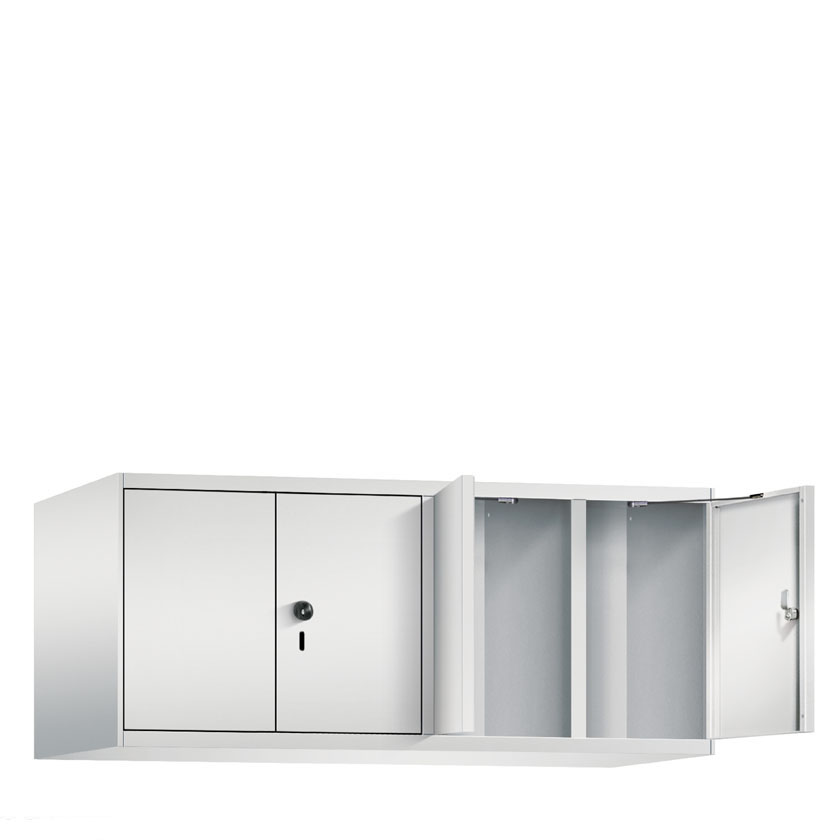 Aufsatzschränke nach Arbeitsstättenrichtlinien S3000 Evolo - 4 Abteile - 300mm Abteilbreite