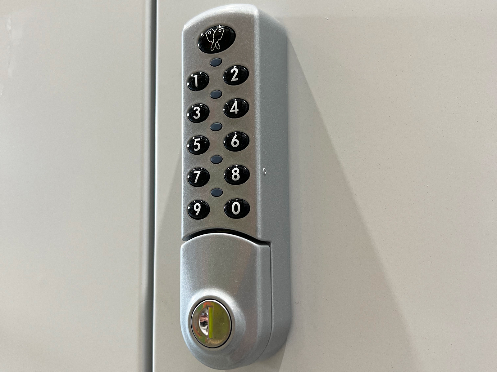 PinCode Schloss (Farbe Silber) inkl. Hauptschlüssel Typ 1