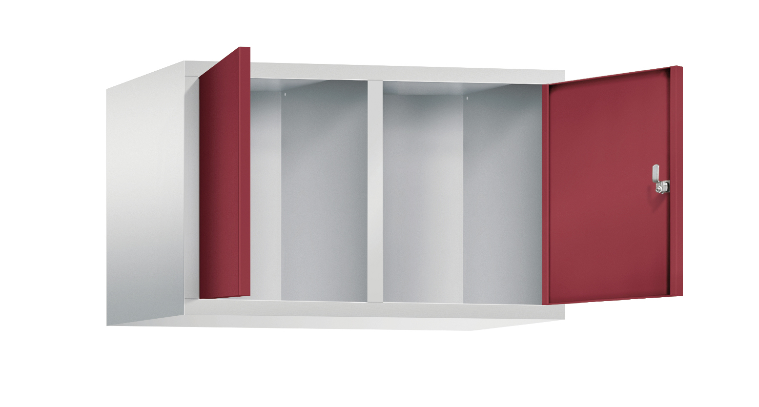 Aufsatzschränke nach Arbeitsstättenrichtlinien S2000 Classic - 2 Abteile - 400mm Abteilbreite