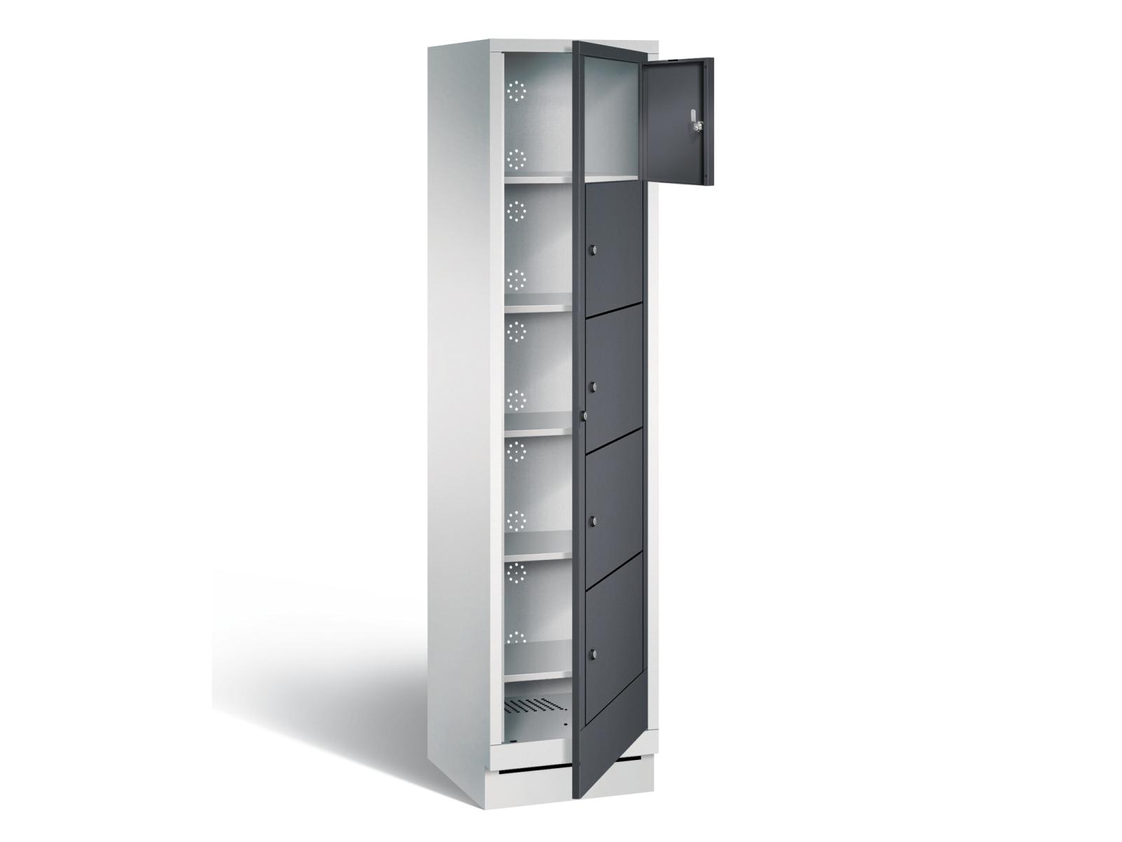 Wäschesausgabeschrank - 400mm Abteilbreite - 1 Abteil / 5 Fächer