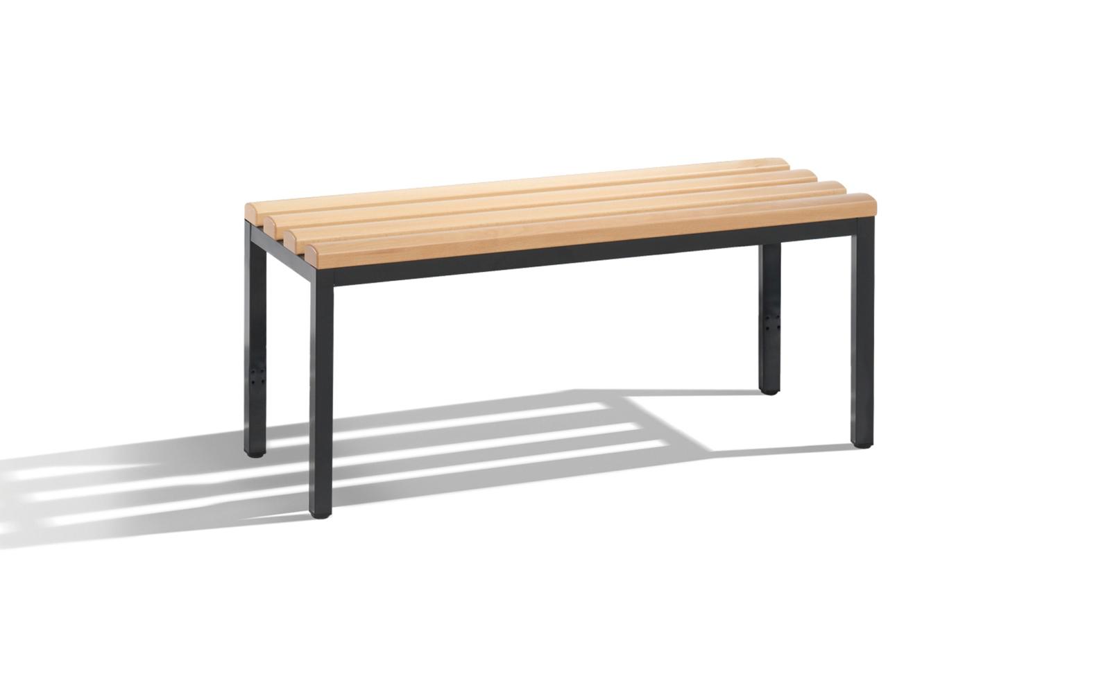 Garderobenbank Serie 2000/3000 freistehend 1000mm breit