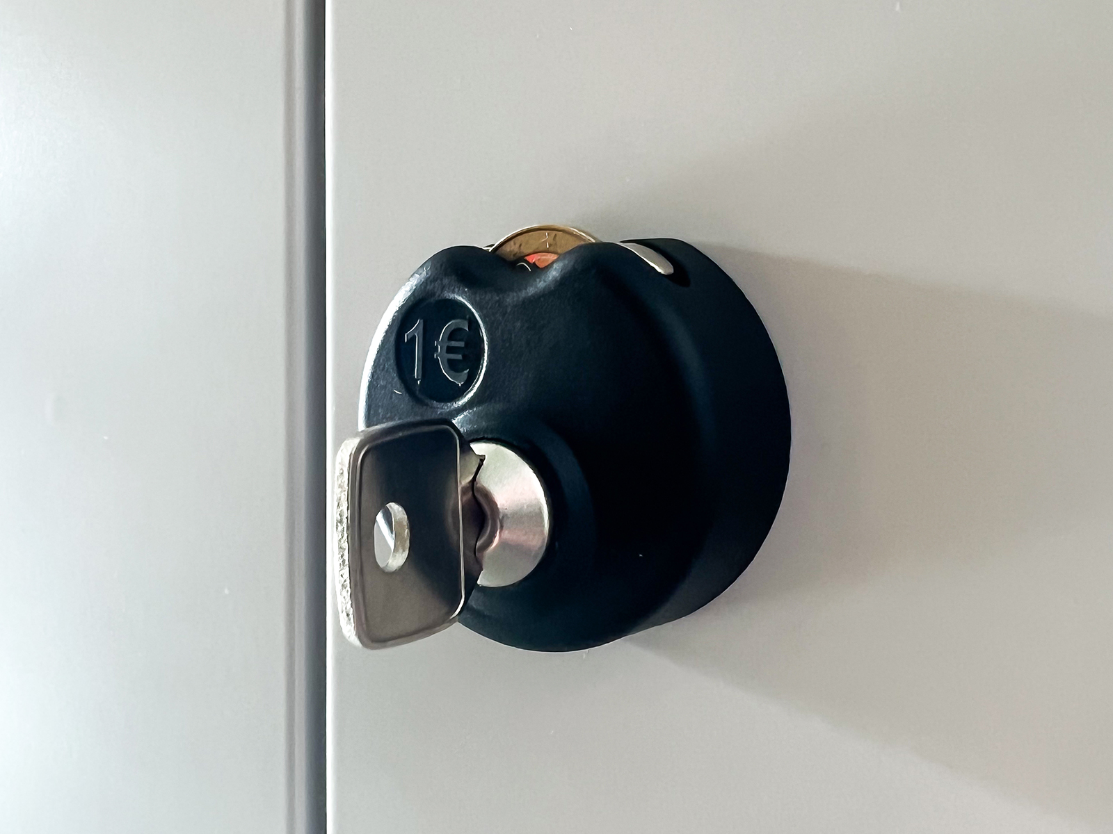 Münzpfandschloss SMART (wird lose beigelegt) inkl. Hauptschlüssel