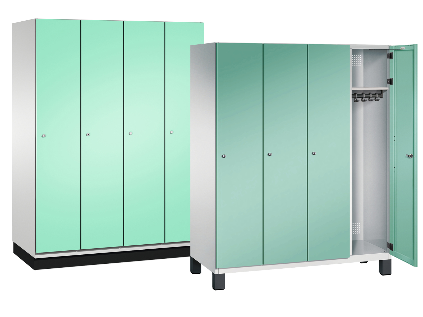 Spind Cambio - 4 Abteile 300mm Abteilbreite