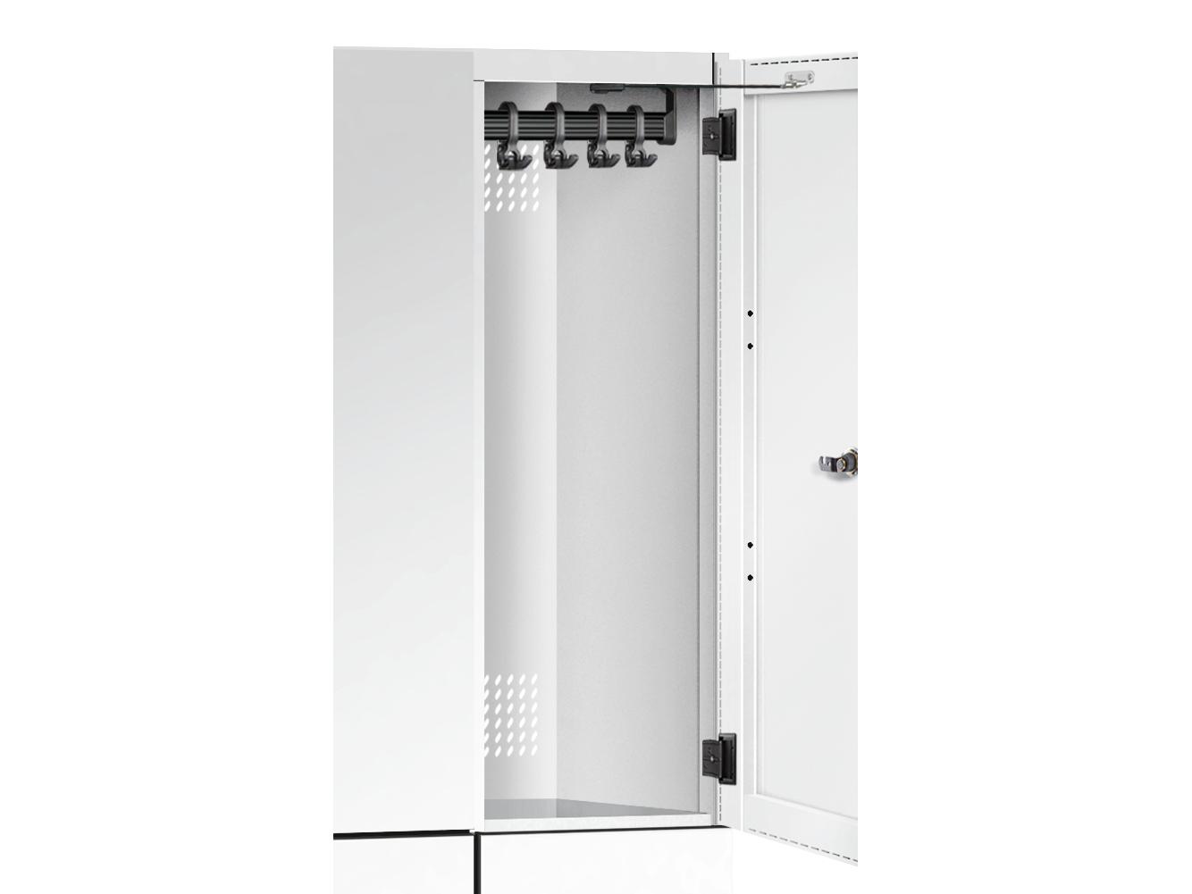 Spind Cambio doppelstöckig- 3 Abteilen 400mm Abteilbreite