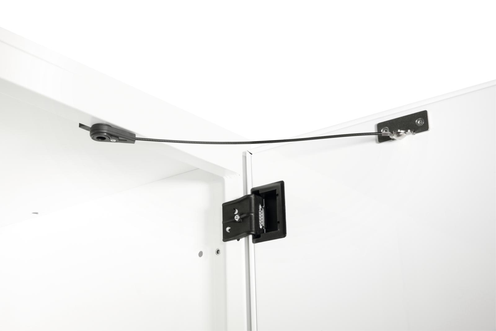 Schließfachschrank Cambio - 24 Fächer / 4 Abteile 300mm Abteilbreite