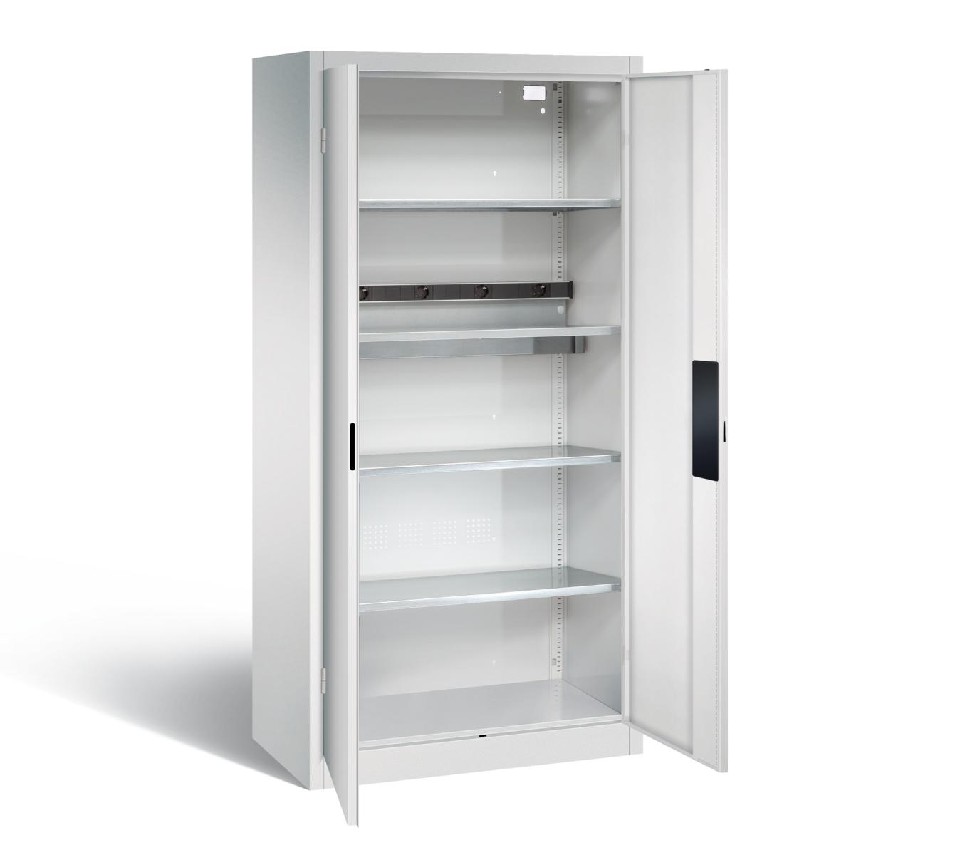 Flügeltürschrank mit Elektrifizierung mit 5 Steckdosen