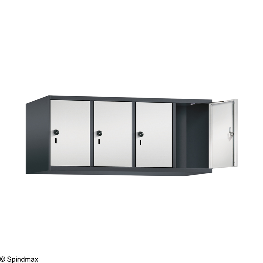 Aufsatzschränke S3000 Evolo - 4 Abteile - 400mm Abteilbreite