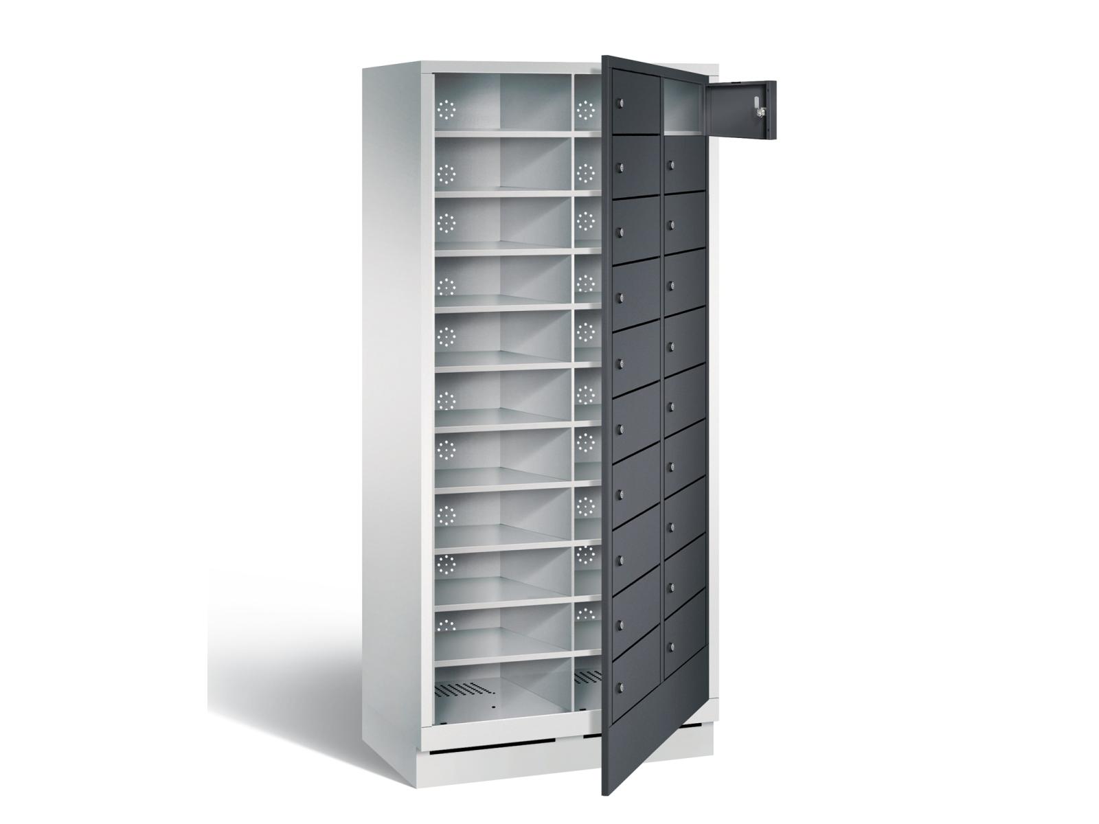 Wäschesausgabeschrank - 400mm Abteilbreite - 2 Abteil / 20 Fächer